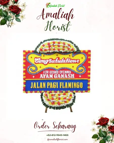 Sewa Papan Bunga Blongsong